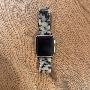 Smartwatch with Black and Gray Band
